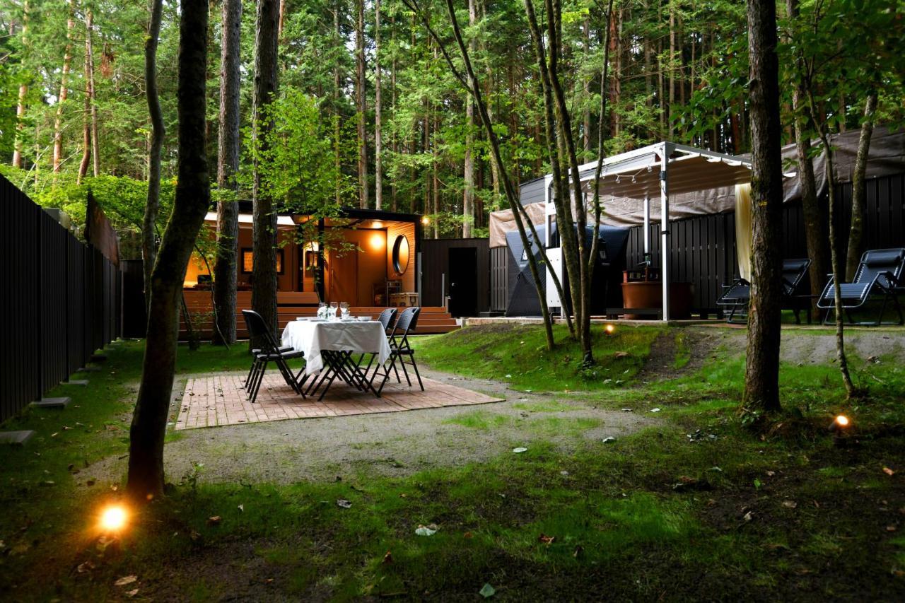 Fuji Fumoto Forest Hotspring ふもとの森温泉 Fujikawaguchiko Exterior foto